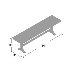 Restaurant <b>Dining</b> Solid Wood <b>Bench</b> Indoor and Outdoor Furniture for Home Living Room Outdoor Garden <b>Storage</b> <b>Bench</b> Made in India - Product Image 4