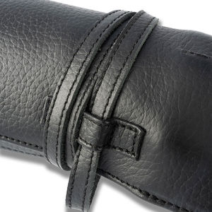 Étui de rangement pour couteaux en cuir et sac organisateur avec couche intérieure lisse, design durable, options personnalisables pour un usage quotidien - Product Image 2