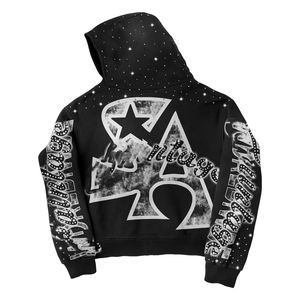 Conjuntos de Sudadera con Capucha y Pantalones Deportivos de Felpa Francesa Desgastada de Alta Calidad para Hombre, Ropa Urbana de Algodón Personalizada - Product Image 5