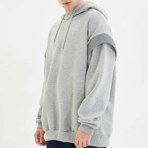 Sweat à capuche polaire pour hommes sweat-shirt hiver à la mode brodé avec logo personnalisé vêtements en vrac à bas quantité minimale de commande OEM ODM - Product Image 5