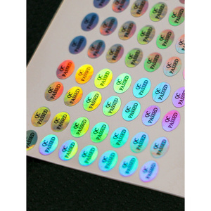 Étiquettes adhésives personnalisables avec numérotation séquentielle, anti-effraction, conception de forme personnalisée disponible, matériaux en papier BOPP PVC - Product Image 1