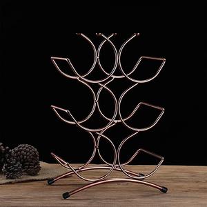 Top Selling Wine <b>Storage</b> Display <b>Racks</b> Tabletop Modern Wine <b>Bottle</b> Holder Metal Wine <b>Rack</b> - Product Image 2