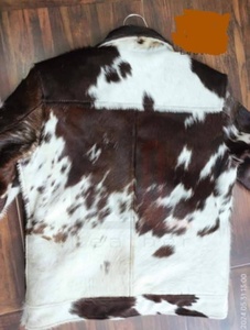 Veste classique en cuir de vachette pour hommes et femmes véritable vêtements d'extérieur de style motard robuste - Product Image 6