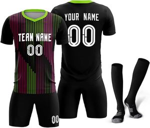 Maillot de football personnalisé de qualité supérieure, léger, à séchage rapide, imprimé numériquement, respirant, à manches courtes, unisexe - Product Image 4