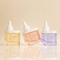 Flacon compte-gouttes en verre dégradé irrégulier de 30 ml pour sérum, qualité européenne, support technique local à Dubaï, vente en gros