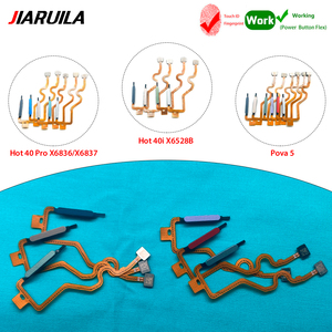 Cable Flexible con Sensor de Huella Digital para Infinix Hot 40i 40 Pro X6528B X6836 X6837 Pova 5, Botón Flexible Original del Menú Principal - Product Image 5