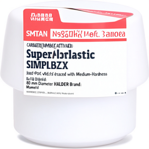 Tête de marteau Superplastic blanche SIMPLEX à face souple avec dureté moyenne, diamètre 80 mm, marque HALDER - Product Image 3
