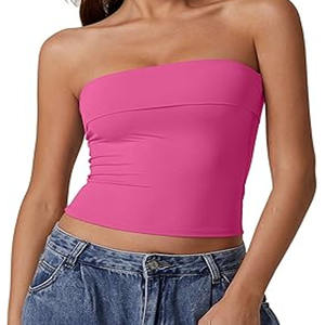 Nuevas camisetas sin mangas de moda con un cuello para mujer 2024 verano Sexy Slim Zipper Boutique al por mayor - Product Image 4