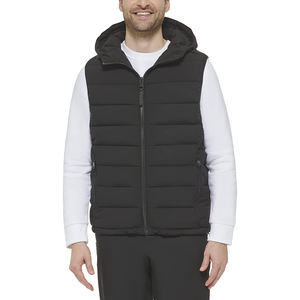 Veste matelassée sans manches de haute qualité pour homme pour l'hiver et l'automne Style de rue avec col montant et capuche Prix raisonnable - Product Image 1