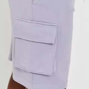 Ensemble de vêtements de sport deux pièces pour hommes, sweat-shirt et short à col rond avec logo personnalisé, jogging de style pour hommes, OEM respirant - Product Image 5