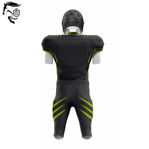 Vente en gros de maillots de football personnalisés de haute qualité ensembles d'uniformes de football américain en polyester hommes vente de qualité numéro de transfert de chaleur - Product Image 4