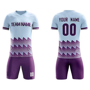 Uniforme de Fútbol de Impresión Digital de Alta Calidad, Impresión de Logotipo Personalizado, 100% Poliéster, Impermeable, Secado Rápido, Transpirable y Ligero - Product Image 5