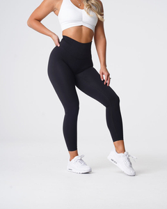 Latest Custom <b>Black</b> Sculpt Flared <b>Leggings</b> Stretchy Smooth Sculpting High Waist New & Active Wear Fashion Gym <b>Leggings</b> <b>Women</b> - Product Image 2