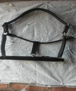 Licol en cuir de cheval personnalisé, meilleure qualité, embout de nez rembourré, quincaillerie or rose, fabricant, Riding House Kanpur Inde - Product Image 6