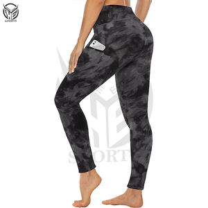 Leggings de gimnasio OEM con bolsillo, leggings de yoga de cintura alta para mujer, los más nuevos, transpirables, personalizados, para mujer y niña, 2026 - Product Image 4