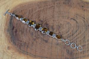 Smoky <b>Quartz</b> 925 Sterling Silver Adjustable <b>Bracelet</b> Handmade Gemstone Jewelry Women Elegant Fashion Gift - Product Image 2