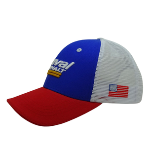 Sombreros de camionero con parte trasera de malla de perfil medio informal, gorras de béisbol bordadas en 3D de 6 paneles con logotipo personalizado, OEM, ODM, proveedor de Vietnam L01 - Product Image 2
