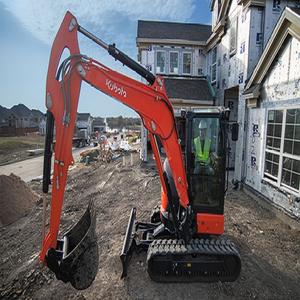 Livraison rapide petite pelle de qualité supérieure Kubota KX057-5 machines d'occasion 6 tonnes 5 tonnes offre d'achat en gros hydraulique sur chenilles - Product Image 2