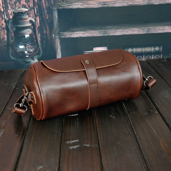 Men's Bags Genuine Leather Messenger Bag Crossbody Shoulder Bags For Male Casual Handbag Men Sling Pack For Work Business
