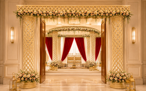 Graceful Crystal Mandap For Jain Weddings Premium Crystal Wedding Mandap for Marriage Functions Manufacturer & Worldwide Export - Product Image 5
