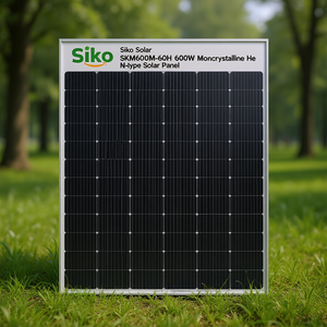 Panneau solaire monocristallin HJT de type N Siko Solar SKM600M-60H 600W - Product Image 3