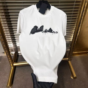 Camiseta de Algodón para Hombre, Tallas Grandes, Anti-Pilling, con Estampado Animal, 300 Gramos, Manga Corta, Cuello Redondo, Casual, Transpirable, Ecológica, OEM, ODM, Personalizable - Product Image 1