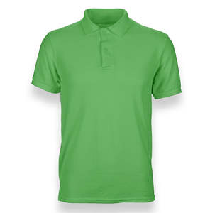 Manga corta de secado rápido para hombres de alta calidad para Polo Anti-Pilling Diseño sólido Camisa de algodón/poliéster - Product Image 5