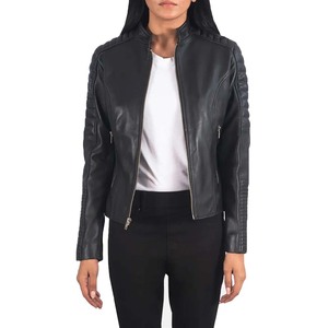 100% vraies femmes veste en cuir nouveau décontracté élégant en cuir véritable veste Premium 2025 vente en gros veste en cuir vêtements mode - Product Image 6