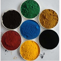 Fabricants gros oxyde de fer noir 722 bâtiment peinture colorant brique asphalte ciment béton caoutchouc