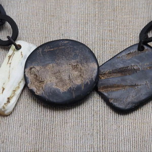 Buffalo Horn Luxury Handmade Necklace Natural Sustainable <b>Jewelry</b> for Women High Quality - Product Image 1