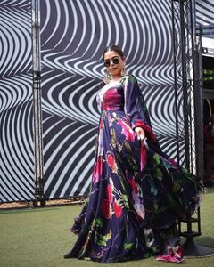 Genuine Georgette With Digital Print Work Anarkali With Dupatta Set for Women Bollywood Gown <b>Dress</b> at Wholesale Price - Product Image 2