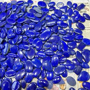 Gran lapislázuli cabujón de alta calidad/piedra de Palma AAA + 25mm a 30mm - Product Image 3