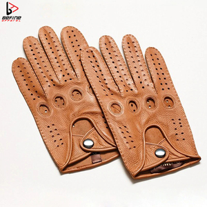 2023 hombres invierno cálido guantes de cuero de conducción baratos guantes de moda personalizados mejor calidad 2024 - Product Image 2