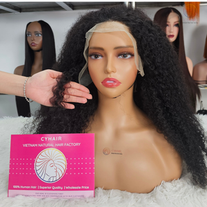 Nuevo estilo de cabello rizado 13X4 4X4 5X5 2X6 HD pelucas de cabello humano de encaje transparente 150% 180% 200% densidad peluca rizada cabello humano - Product Image 5