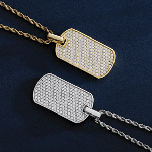 Colgante de Lujo Personalizado de Hip Hop, Chapado en Oro, con Diamantes CZ - Product Image 4