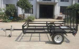 Remolque ATV de Calidad, Resistente, de 2001-3000 kg, de Acero, para Jardín, Granja, con Malla, Carro Volquete para Cortacésped, en Oferta, Europa, EE. UU. - Product Image 4