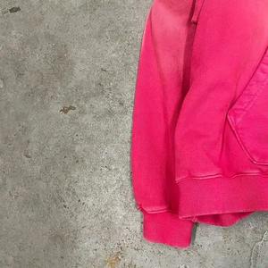 Fabricant OEM haute qualité 100% coton lavé à l'acide à capuche Streetwear lavage pull pierre lavé Vintage à capuche - Product Image 6