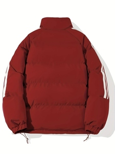 Chaqueta de invierno para hombre con logotipo personalizado impermeable de lona acolchada con cuello alto chaqueta acolchada por encargo DDP envío - Product Image 2