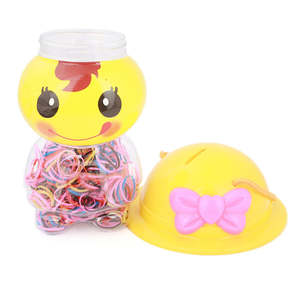 Tarro de Bandas Elásticas para Niños - Amarillo - Product Image 2