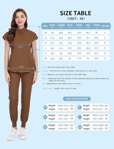 Unisex Custom Hospital Scrub Suits Medical Scrub <b>Sets</b> for <b>Doctors</b> and Nurses Polyester Cotton Jogger Uniform Wholesale - Product Image 3