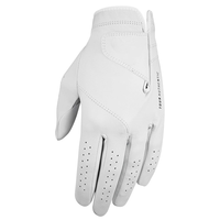 Guante de golf de cuero para diestros para hombres, marcador de bola magnético, guante blanco reemplazable transpirable, piel de oveja