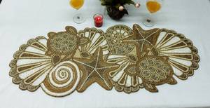 <b>Beaded</b> Table <b>Placemat</b> Elegant Mats & Pads for Dining Table - Product Image 2