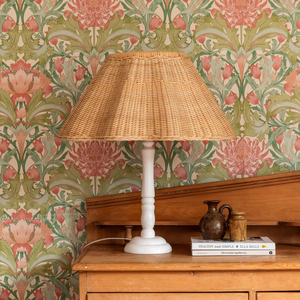 Tay dệt sóng mây Đèn bóng râm hiện đại trang trí nội thất mây scollap pendent ánh sáng nhà máy giá - Product Image 2