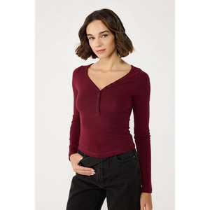 Blusa de Manga Larga para Mujer, Informal-Formal, Estampado Floral a Rayas, Top de Popelina con Bordado de Encaje, Cuello Alto, Talla XL, Ajuste Holgado - Product Image 1