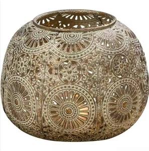 Portavelas de cristal con forma de bola de cristal de lujo diseño clásico hecho a mano duradero para bodas fiestas decoración de Navidad y dormitorio - Product Image 3