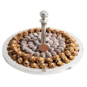 Stand en métal poli de la plus grande qualité Plateau de présentation de desserts au design fabuleux Mariages Fêtes et événements spéciaux Prix le moins cher - Product Image 1