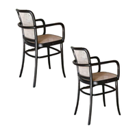 Chaises de restaurant commerciales pour bar, salle à manger, événements, utilisation en extérieur - Style européen moderne en rotin/osier avec couleur personnalisée