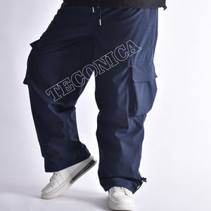 Pantalones de esquí unisex personalizados de OEM, impermeables, a prueba de viento, transpirables, forro de nailon de poliéster alto, cremallera duradera impresa para el invierno - Product Image 1