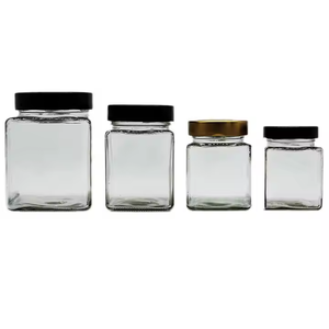 Caja de tarros de cristal de 200ml al por mayor con tapa de madera y plástico, tarro redondo personalizado artesanal, lo último en decoración de tu cocina - Product Image 6