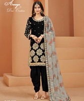 Salwar Kameez à bas prix, costume de fête, vêtements pour femmes, vente en gros, costumes pakistanais en coton 3 pièces, vêtements brodés en coton Punjabi, Surat Apparelgarment